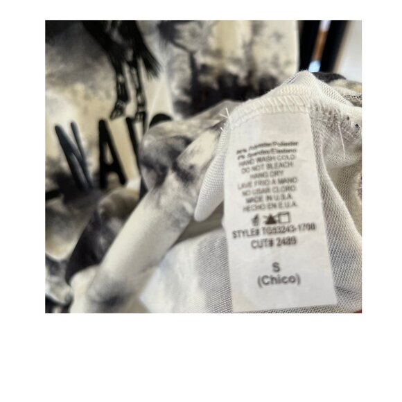 (Up)Cycled ee:some Black Marbled Long Sleeve Sweatshirt - Picture 4 of 4